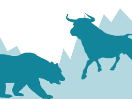 Bull vs bear graphic